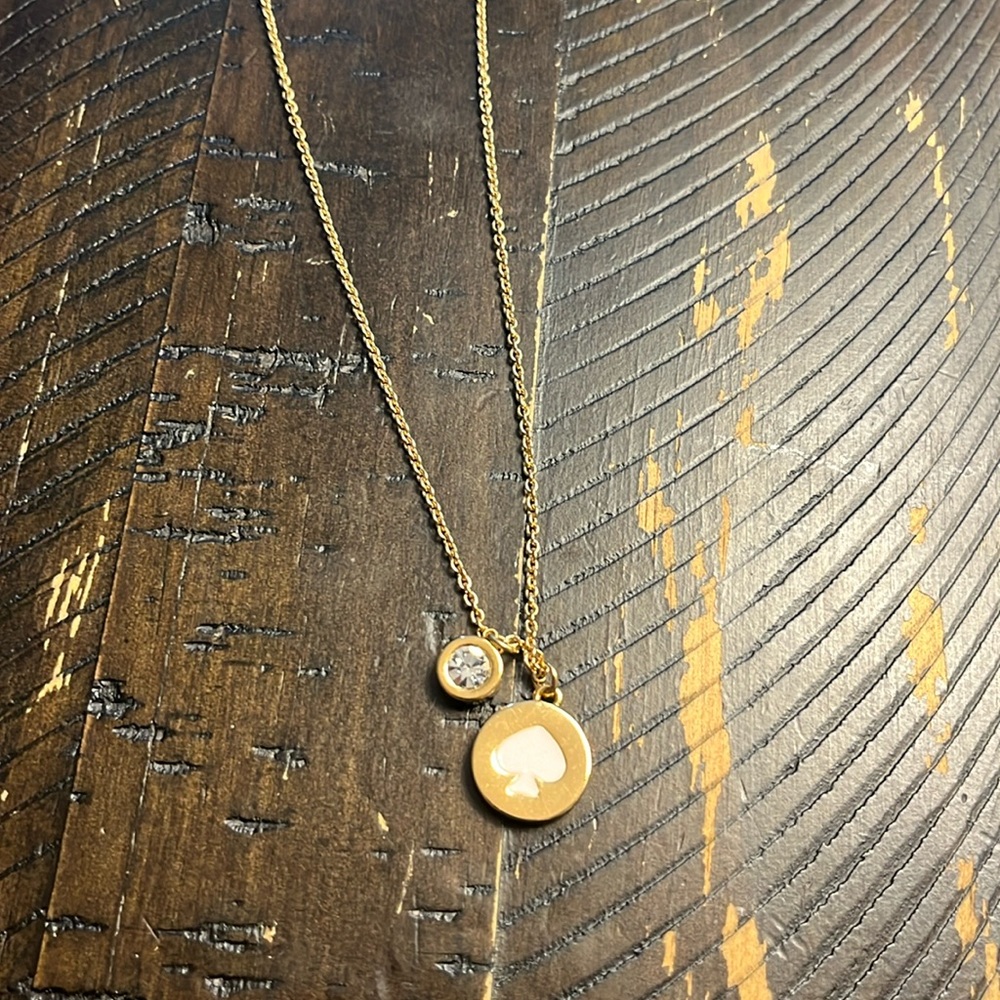 Kate Spade charm necklace